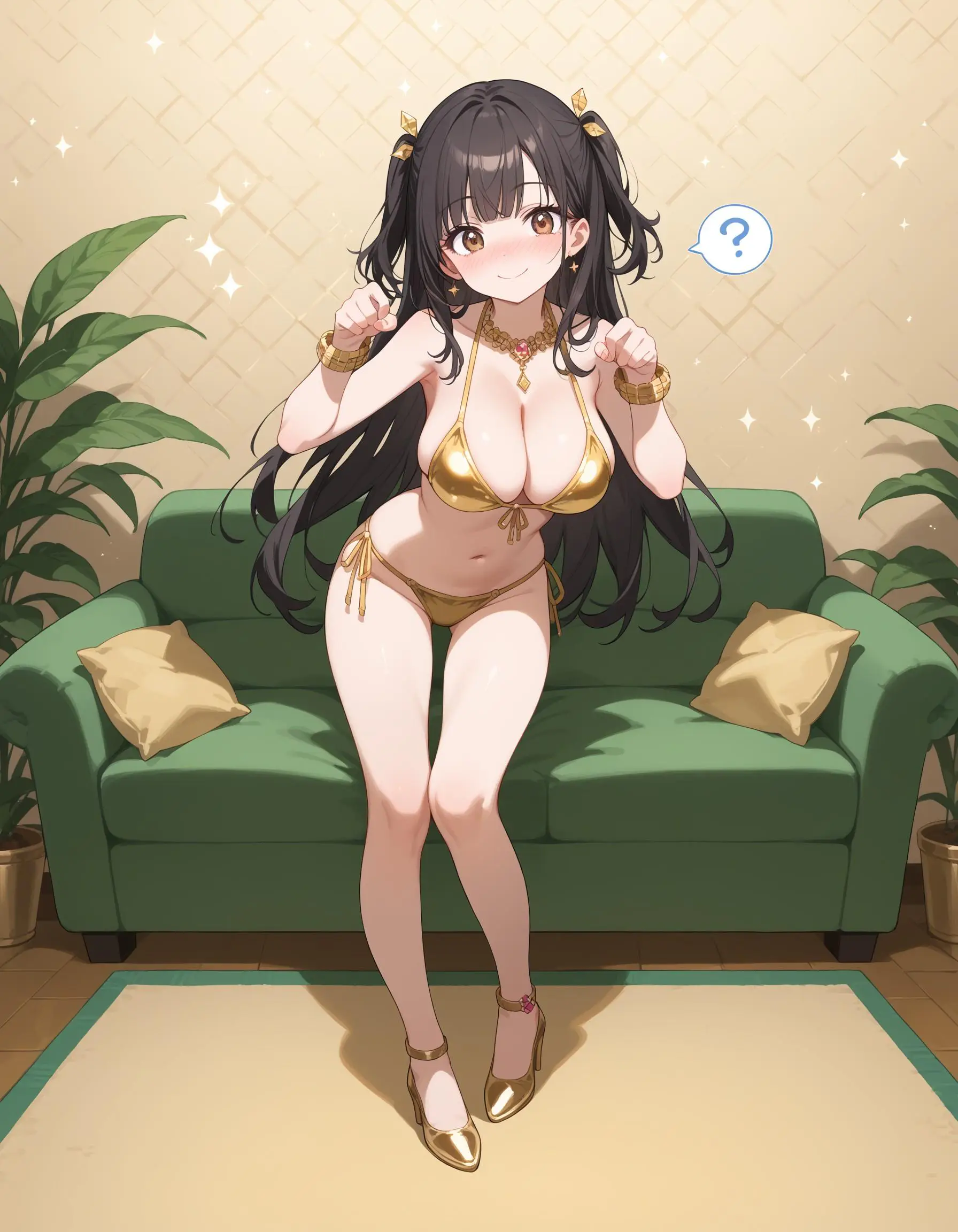 You become an airheaded gyaru
