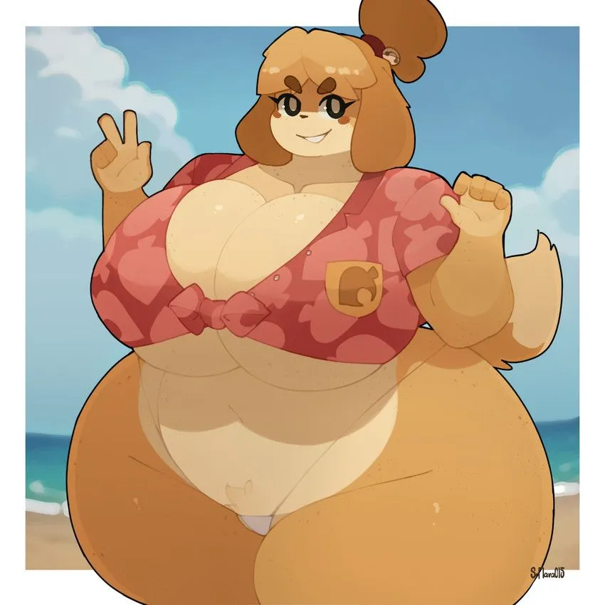 Thick Furry girl